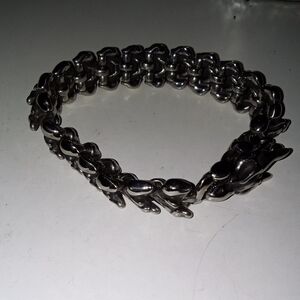 Chunky Silver Bracelet